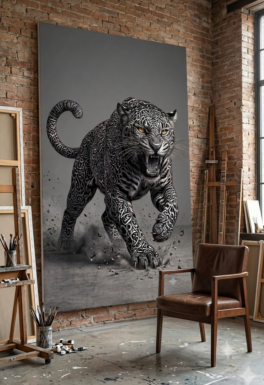 Calligraphic Tiger - Image 2